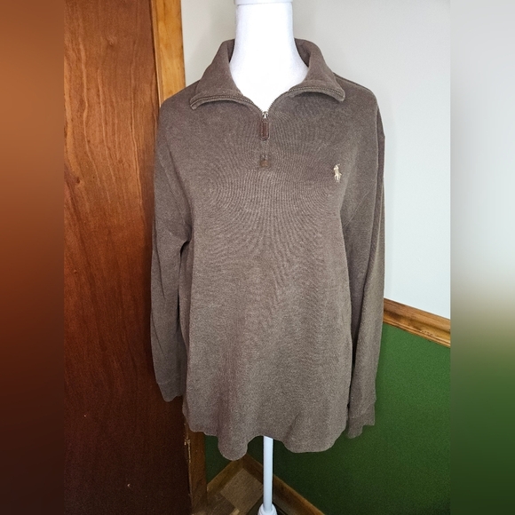 Mens Ralph Lauren Pullover Brown Medium - Picture 1 of 7